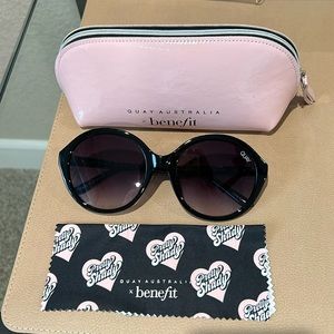 Quay sunglasses. Special edition for benefit cosmetics.